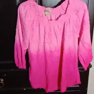 Art & Soul L Pink Blouse